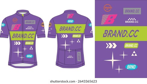 Cycling Jersey Design. Sport Jersey Design Custom Sublimation. Abstract Background.