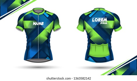 
Cycling jersey, front and back