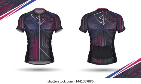 Cycling jersey, front and back
