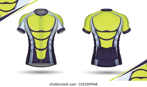 cycling jersey back