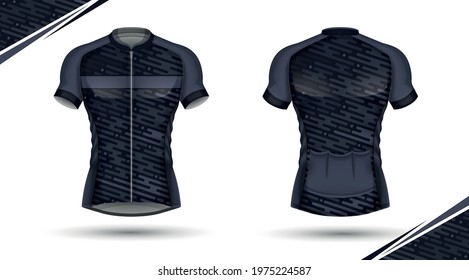 Cycling jersey, front and back