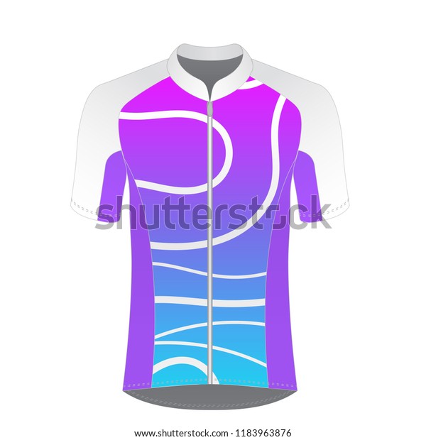 Download Cycling Jersey Mockup Tshirt Sport Design Stock Vector Royalty Free 1183963876