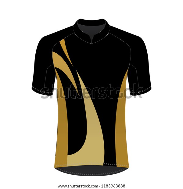 Download Cycling Jersey Mockup Tshirt Sport Design Stock Vector Royalty Free 1183963888