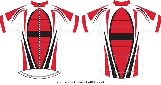 CYCLING JERSEY TOP SHIRT BIB SHORT DESIGN TEMPLATE MOCK UPS