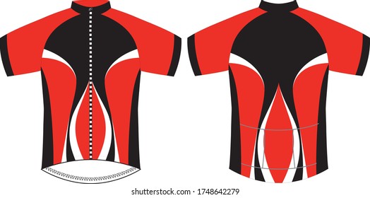CYCLING JERSEY TOP SHIRT BIB SHORT DESIGN TEMPLATE MOCK UPS