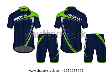 Download Cycling Jerseys Mockuptshirt Sport Design Templateuniform ...