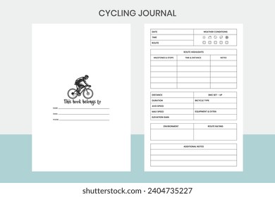 Cycling Journal Kdp Interior Design