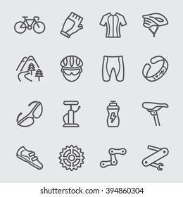 Cycling Line Icon