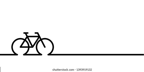 Cycling line pattern banner. World Bicycle day race tour. Sport icon. Cyclist logo sign. Cycling symbol Funny vector bike. Sports finish symbol Comic clipart cartoon sportswear. Mountain touring route