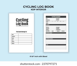 Cycling Log Book KDP Interior