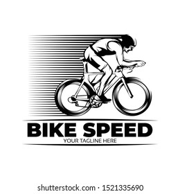 cycling logo design ilustration vector