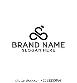 Cycling logo design vector,editable eps 10