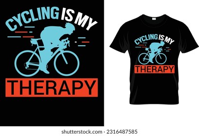 Cycling Is My Therapy T-Shirt