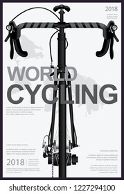Cycling Poster Design Template Vector Illustration