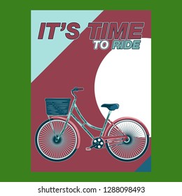 Cycling Poster Design Template Vector Illustration - Vector
