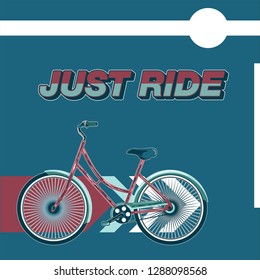 Cycling Poster Design Template Vector Illustration - Vector