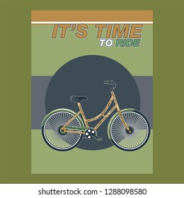 Cycling Poster Design Template Vector Illustration - Vector