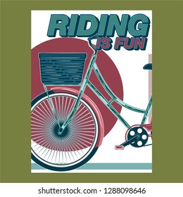 Cycling Poster Design Template Vector Illustration - Vector