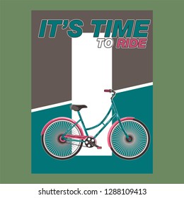 Cycling Poster Design Template Vector Illustration - Vector