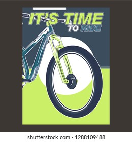 Cycling Poster Design Template Vector Illustration - Vector
