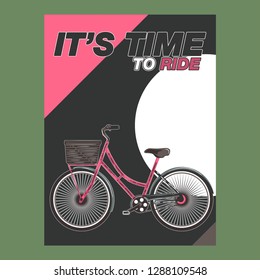 Cycling Poster Design Template Vector Illustration - Vector