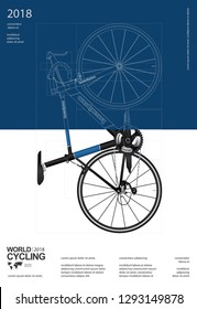 Cycling Poster Design Template Vector Illustration