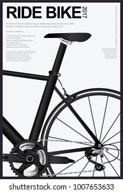 Cycling Poster Vector Illustration