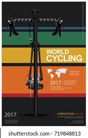 Cycling Poster Vector Illustration
