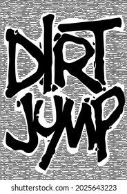 Cycling Related Words Calligraphy Graffiti Style in Monochrome  Suitable for Tshirt, Poster, Merchandise