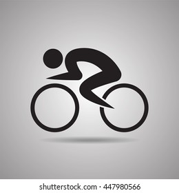 cycling road player sport icon and symbol