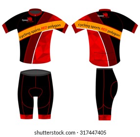 polygon cycling jersey