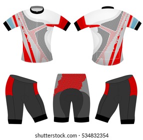 Cycling sports t-shirt vector design on a white background