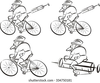 cycling - strong cyclist