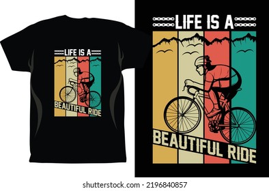 Cycling T-shirt Design Vector graphics. Unisex. Bicycle Riders. Bike Shirt. Funny Cycling T-Shirt. Gifts For Cyclist. Cycling Shirt. Fixed Gear Shirt