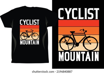 Cycling T-shirt Design Vector graphics. Unisex. Bicycle Riders. Bike Shirt. Funny Cycling T-Shirt. Gifts For Cyclist. Cycling Shirt. Fixed Gear Shirt