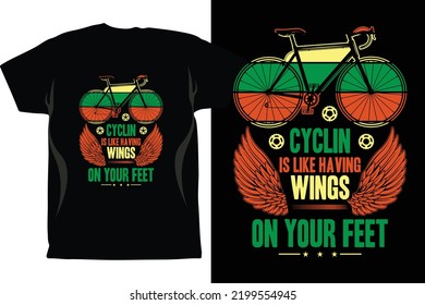 Cycling T-shirt Design Vector graphics. Unisex. Bicycle Riders. Bike Shirt. Funny Cycling T-Shirt. Gifts For Cyclist. Cycling Shirt. Fixed Gear Shirt