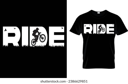 Cycling t-shirt design.Colorful and fashionable t-shirt design for man and women.