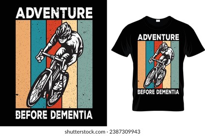 Diseño de camisetas en bicicleta. Diseño de camisetas coloridas y de moda para hombres y mujeres.