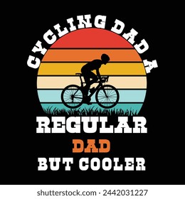 CYCLING T-SHIRT DESIGN.VECTOR DESIGN TEMPLATE.