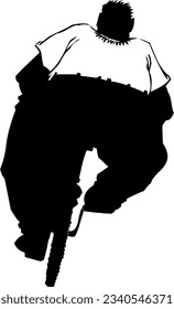 cycling vector drawing image Files