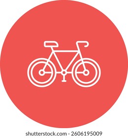 Cycling vector icon. Can be used for printing, mobile and web applications.