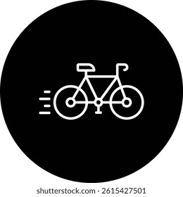Cycling vector icon. Can be used for printing, mobile and web applications.