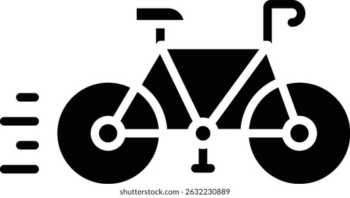 Fahrrad-Vektorsymbol. Kann für Druck-, Mobil- und Web-Anwendungen verwendet werden.