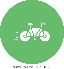 Icono de Vector de ciclismo. Se puede utilizar para aplicaciones de impresión, móviles y de Web.
