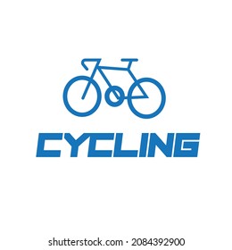 Cycling vector image or logo illustration
