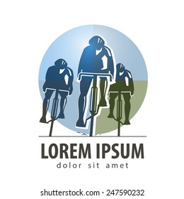 modelo de projeto de logotipo vetorial ciclo. esportes ou bicicleta ícone