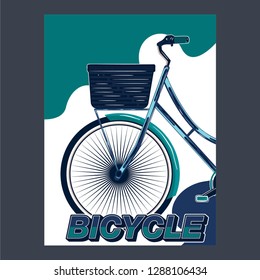 cycling vector poster - Vector