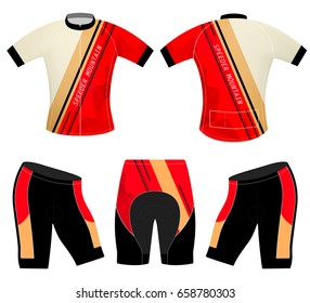 Cycling vest speeder mountain vector sports t-shirt design on a white background