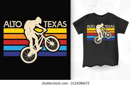 Cycling Vintage T-shirt Design Template