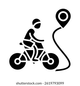 Cyclingtrip Icon Element For Design